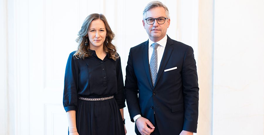 Finanzminister Magnus Brunner und Jugendstaatssekretärin Claudia Plakolm