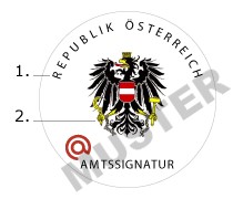 Bildmarke Muster Republik Österreich